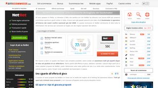 
                            6. Le scommesse sullo sport di NetBet: la nostra recensione completa