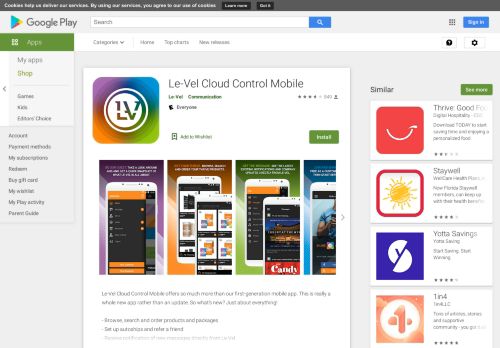 
                            3. Le-Vel Cloud Control Mobile - Apps on Google Play