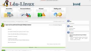 
                            2. Léa-Linux : « Login must be performed through ChilliSpot daemon »