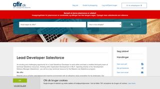 
                            6. Lead Developer Salesforce, MAERSK LINE A/S | Ofir.dk