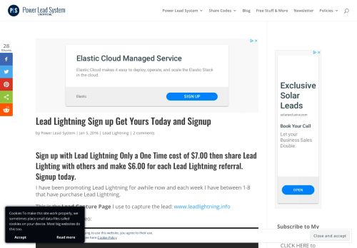 
                            9. Lead Lightning Sign up Get Yours Today and Signup - Power Lead ...