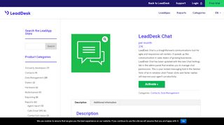 
                            13. LeadDesk Chat | LeadApps Shop