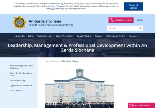 
                            3. Leadership, Management & Professional Development within ... - Garda
