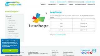 
                            9. LeadHope - Telepreneur Corp