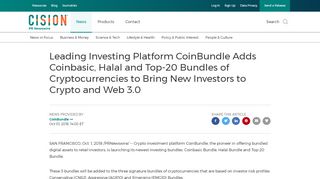 
                            9. Leading Investing Platform CoinBundle Adds Coinbasic, ...