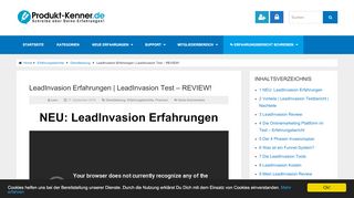 
                            2. √ LeadInvasion Erfahrungen | LeadInvasion Test | LeadInvasion ...