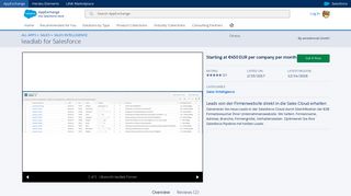 
                            9. leadlab for Salesforce - wiredminds GmbH - AppExchange