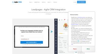 
                            13. Leadpages CRM Integration - Agile CRM