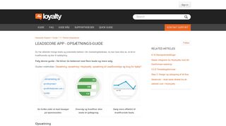 
                            6. Leadscore App - Opsætnings-guide – Heyloyalty Support