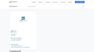 
                            13. LeadSquared - Freshdesk Marketplace