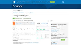 
                            7. Leadsquared Integration | Drupal.org