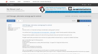 
                            9. LEAF Manager, alternative carwings app for android - My Nissan ...