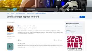
                            8. Leaf Manager app for android | Speak EV - Electric Car Forums