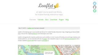 
                            13. Leaflet - a JavaScript library for interactive maps