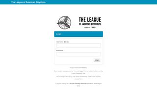 
                            9. League of American Bicyclists Member Portal