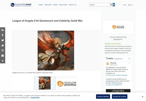 
                            10. League of Angels II At Gamescom and Celebrity Guild War | Business ...