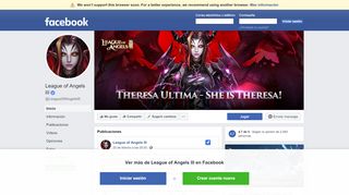 
                            3. League of Angels III - Inicio | Facebook