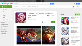 
                            9. League of Angels-Paradise Land - Apps on Google Play