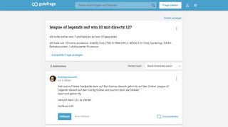 
                            13. league of legends auf win 10 mit directx 12? (Computer, PC ...