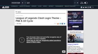 
                            13. League of Legends Clash Login Theme - PBE 8.10 Cycle - ...