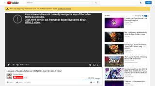
                            7. League of Legends Music HONOR Login Screen 1 Hour - YouTube