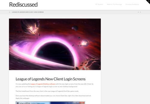 
                            7. League of Legends New Client Login Screens | Rediscussed