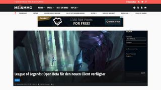 
                            6. League of Legends: Open Beta für den neuen Client verfügbar