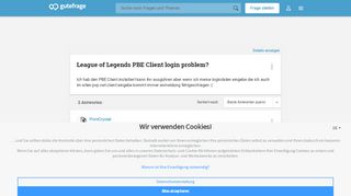 
                            4. League of Legends PBE Client login problem? (Technik, zocken, LOL ...