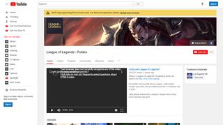 
                            9. League of Legends - Poland - YouTube