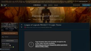 
                            9. League of Legends PROJECT YI Login Theme - EUW boards
