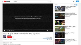 
                            12. League of Legends SEASON 3 CHAMPIONSHIP SERIES Login ...