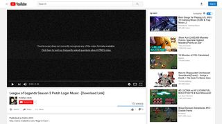 
                            11. League of Legends Season 3 Patch Login Music - [Download Link ...