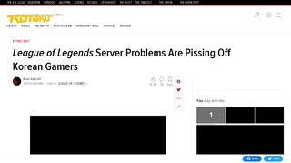 
                            7. League of Legends Server Problems Are Pissing Off Korean Gamers