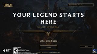 
                            3. League of Legends Sign Up | North America