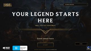 
                            4. League of Legends Sign Up | Oceania