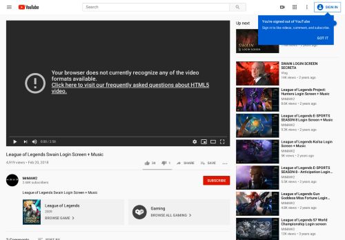 
                            7. League of Legends Swain Login Screen + Music - YouTube