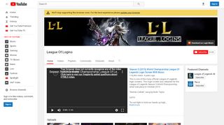 
                            6. League Of Logins - YouTube