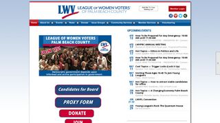 
                            11. League of Women Voters Palm Beach County: Home