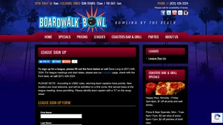 
                            7. League Sign Up | Boardwalk Bowl