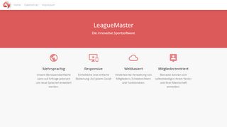 
                            4. LeagueMaster: Startseite