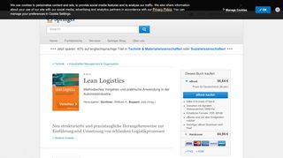 
                            10. Lean Logistics - Methodisches Vorgehen und praktische Anwendung ...