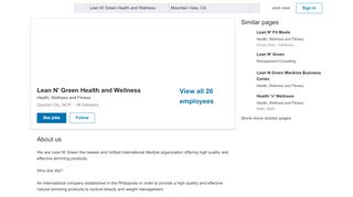 
                            10. Lean N'​ Green Health and Wellness | LinkedIn