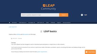 
                            10. LEAP basics - LEAP Community - LEAP Legal Software