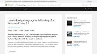 
                            11. Learn a foreign language with Duolingo for Windows Phone 8.1 ...