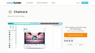 
                            2. Learn About Chainora From Colombo, Western, LK - Crowdfunder