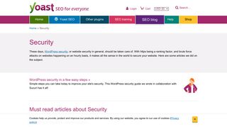 
                            2. Learn about Security from Team Yoast • Yoast