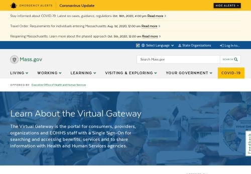 
                            12. Learn About the Virtual Gateway | Mass.gov