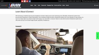 
                            9. Learn About UConnect | Vann Dodge Chrysler Jeep Ram