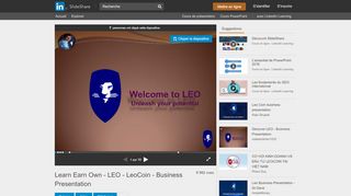 
                            5. Learn Earn Own - LEO - LeoCoin - Business Presentation - SlideShare