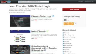 
                            3. Learn Education 2020 Student Login